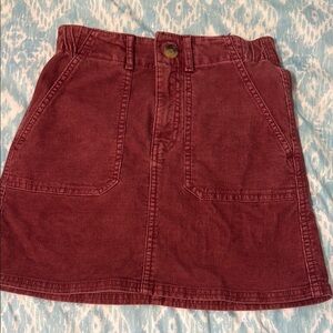 American Eagle Outfitters Red A-Line Mini Skirt Casual- nwt